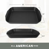 All American 1930 Roast & Bake Pan with professional-grade aluminum New