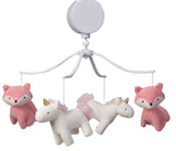 Bedtime Originals Rainbow Unicorn w Fox Nursery Crib Bedding CHOOSE 4 & 5 PC Set