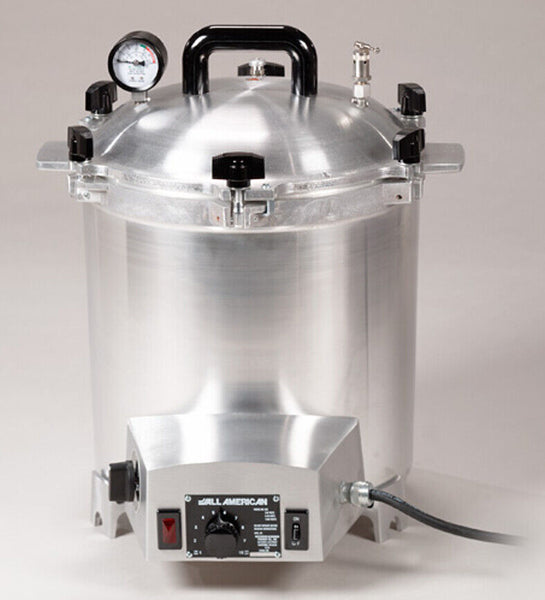 All American 50X 25QT Heavy Cast Aluminum Electric Autoclave Sterilizer