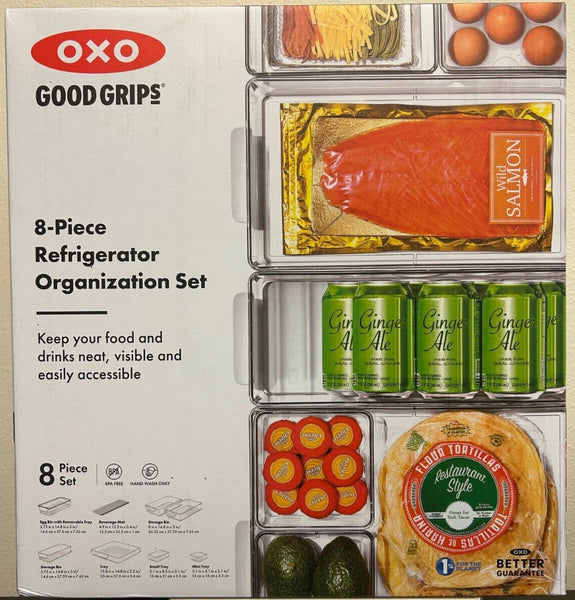 OXO GG 8-Piece Refrigerator Organization Set 13347200 NEW