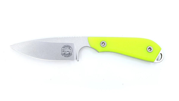 White River M1 Pro Knife Hi-Vis Textured Handle G10 Magnacut Steel NEW