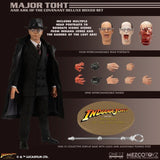 Mezco 1:12 Indiana Jones Raiders of lost Ark Major Toht  Ark of Covenant  Figure