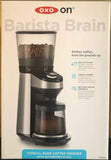 OXO On Barista Brain Conical Burr Coffee Grinder with Integrated Scale NEW