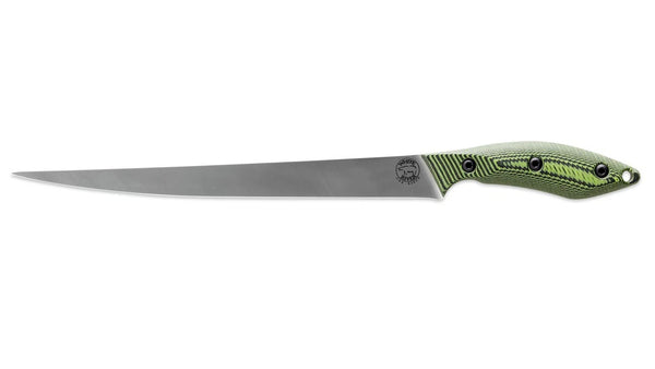 White River 10" Pro Fillet Knife Green & Black G10 CPM S35VN NEW