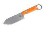 White River Firecraft 3.5 Pro Orange Textured G10 Magnacut Steel NEW
