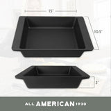 All American 1930 Deep Dish Bake Pan with Premium Non-Stick New