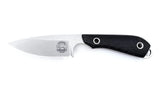 White River M1 Caper Knife Black Burlap Micarta Magnacut Steel NEW