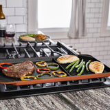 All American 1930 Side by Side Griddle/Grill combo designed for easy stovetopNew