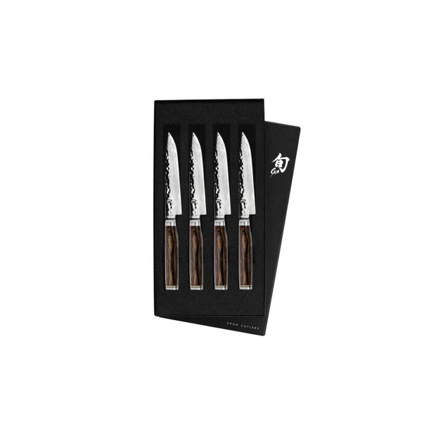 Shun Premier 4 Piece Steak Knife Set TDMS0400 NEW