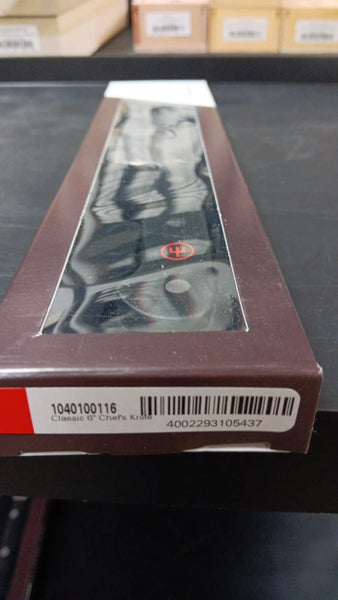 Wusthof Classic White 6" Chef's Knife, Black - 1040100116 NEW