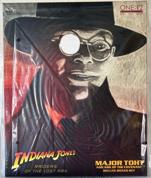 Mezco 1:12 Indiana Jones Raiders of lost Ark Major Toht  Ark of Covenant  Figure