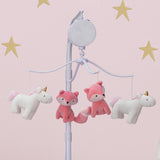 Bedtime Originals Rainbow Unicorn w Fox Nursery Crib Bedding CHOOSE 4 & 5 PC Set