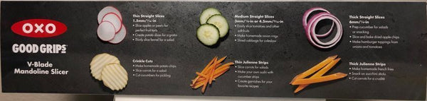 OXO Good Grips Stainless Steel V-Blade Mandoline Slicer Julienne NEW
