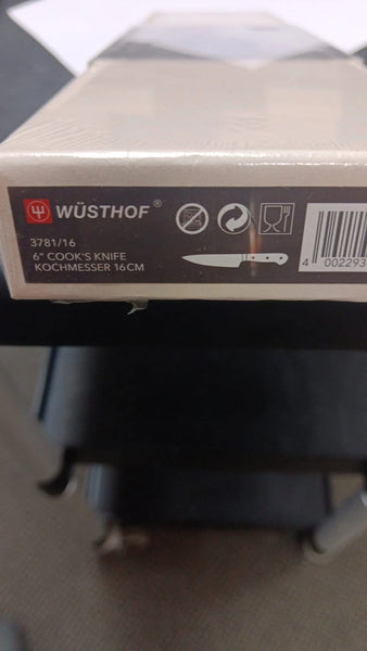 Wusthof Crafter 6" Cook's Knife 3781/16 NEW