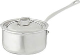 Mauviel M'cook 1.9 Qt. Stainless Steel Saucepan with Lid 5210.17