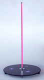 XPole X-STAGE Lite 45mm Spinning Static Dance Exercise X Pole Podium Set PD Pink