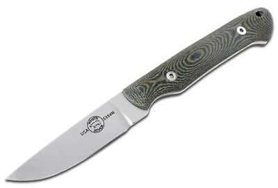 White River Small Game Black & O.D. Linen Micarta Hunting Knife CPM S35VN Blade