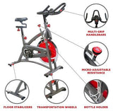 Sunny Belt Drive Indoor Cycling Exercise Bike w/ LCD Monitor SF-B1423