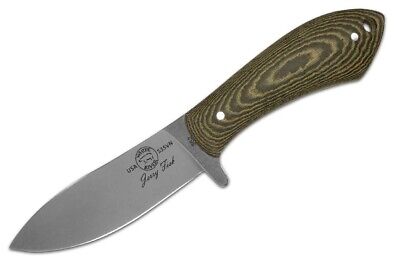 White River Sendero Pack Bush Knife Black Olive Drab Linen Micarta CPM S35VN