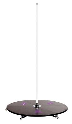 XPole X-STAGE Lite 45mm Spinning Static Dance Exercise X Pole Podium Set PCWhite