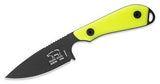 White River M1 Pro Hunting Knife Textured G10 Hi Vis Black PVD Coated Blade