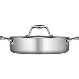 Tramontina Gourmet 3 Qt Tri-Ply Clad Stainless Steel Covered Braiser
