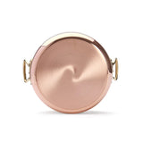 De Buyer 9.5" Inocuivre Service Copper Round Saute pan with Brass Handles NEW