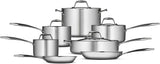 Tramontina Gourmet 12 Piece Tri-Ply Clad Stainless Steel Cookware Set