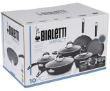 Bialetti Impact Nonstick Textured Surface 10 Piece Cookware Set 07559
