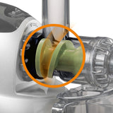 Kuvings 120V 170 W Low Speed Masticating Slow Juicer Silver Pearl NJE-3580U