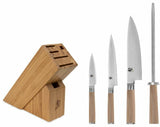 Shun Classic Blonde 5 Piece Starter Block Knife Set DMS0540W