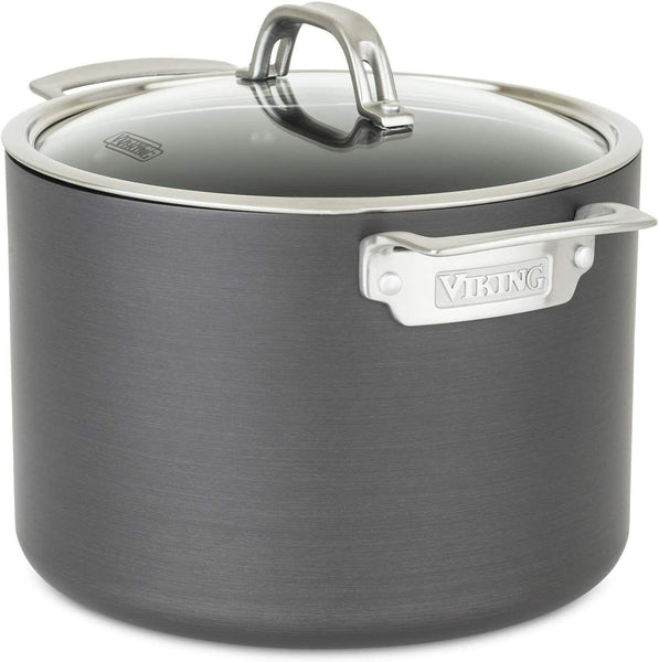 Viking Hard Anodized Nonstick 8 Quart Stock Pot with Lid