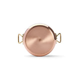 De Buyer 8" Inocuivre Service Copper Stew pan with Brass Handles 6447.20