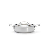 De Buyer 11" AFFINITY Stainless Steel Sautepan with Lid 3741.28 NEW