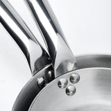 De Buyer 9.5" Alchimy 3-ply Stainless Steel Rounded Saute Pan 3603.24 NEW