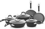 Bialetti Impact Nonstick Textured Surface 10 Piece Cookware Set 07559