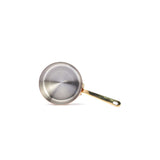 De Buyer 6.3” Copper Saucepan Inocuivre Service With Brass Handles 6445.16 NEW