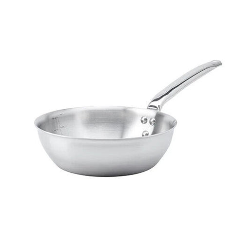 De Buyer 9.5" Alchimy 3-ply Stainless Steel Rounded Saute Pan 3603.24 NEW
