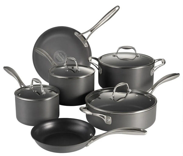 Tramontina Gourmet 10 Piece Hard Anodized Aluminum Cookware Set