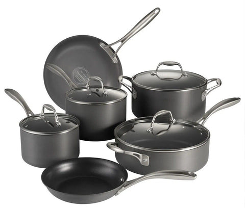 Tramontina Gourmet 10 Piece Hard Anodized Aluminum Cookware Set