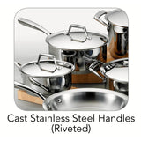 Tramontina Gourmet Prima Stainless Steel 10 Piece Cookware Set