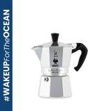 Bialetti 6 Cup Moka Express Oceana Stovetop Espresso Coffee Maker Pot Latte