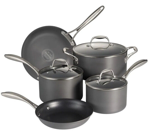Tramontina Gourmet 8 Piece Hard Anodized Aluminum Cookware Set