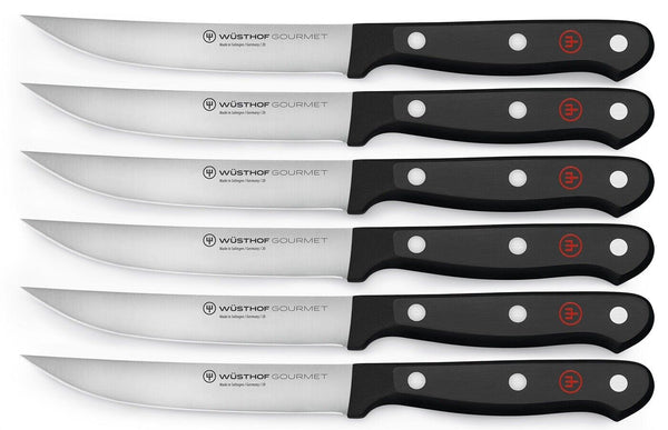 Wusthof Gourmet Six Piece 4 1/2" Steak Knife Set 1125060601