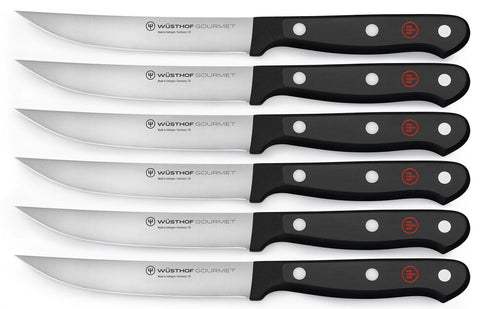Wusthof Gourmet Six Piece 4 1/2" Steak Knife Set 1125060601