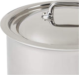 Mauviel M'cook 2.7 Qt. Stainless Steel Saucepan with Lid 5210.19