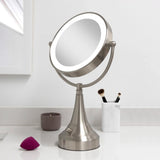 Zadro 11" Round LED Cordless Dual-Sided Mirror 10X/1X