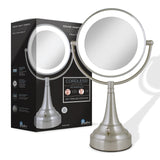 Zadro 11" Round LED Cordless Dual-Sided Mirror 10X/1X