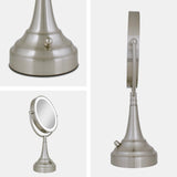 Zadro 11" Round LED Cordless Dual-Sided Mirror 10X/1X