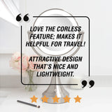 Zadro 11" Round LED Cordless Dual-Sided Mirror 10X/1X